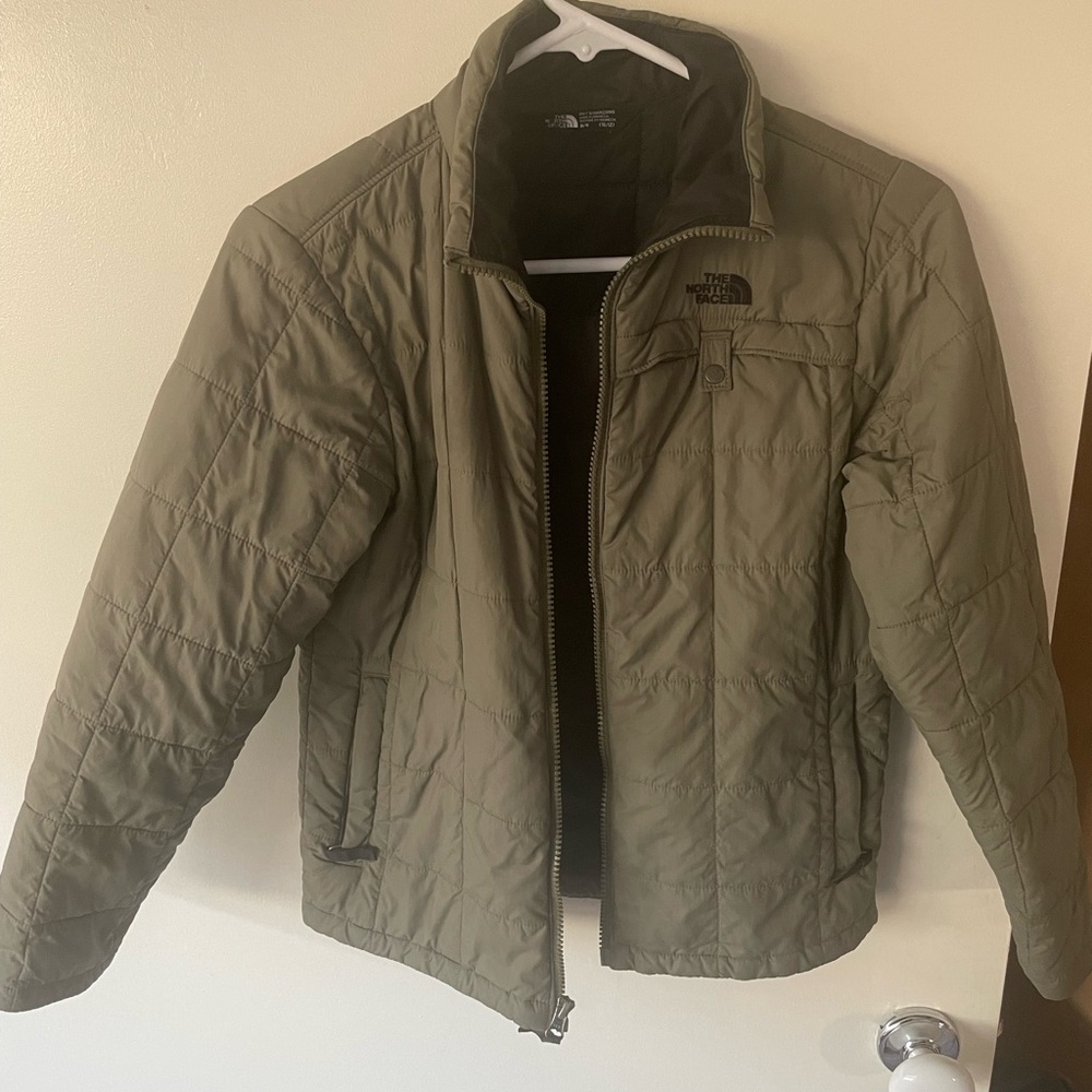 Boys green The North Face jacket